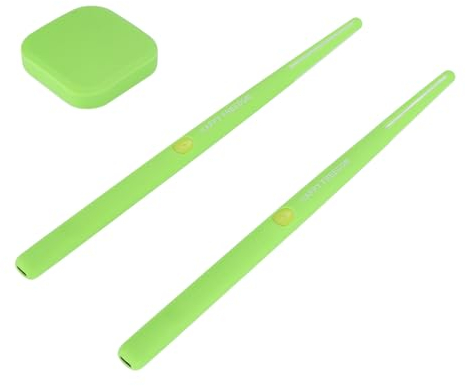 Motion Sensing Air Drum Set, Virtual Reality Electric Drum Kit, Tragbare ABS Drum Sticks mit Lithiumbatterie, für Erwachsene Anfänger (GREEN)
