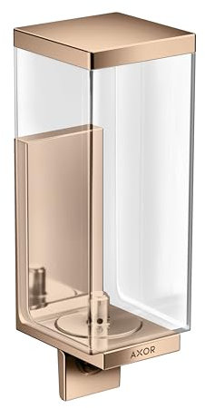 hansgrohe AXOR Universal Rechteckiger Seifenspender 600ml, 42610, Farbe:Poliertes Rotgold