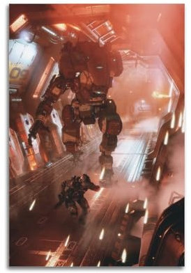 PPOIOJJI Titanfall Game Poster42 Poster, Wandkunst, dekoratives Gemälde, Schlafzimmer, Gemälde, Poster, 60 x 90 cm, ungerahmter Stil