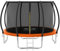FK Sports Outdoor Trampoline 6FT/8FT/10FT/12FT - Rebounder Trampolines for Toddlers, Kids & Adults with Safety Enclosure Net, Anti-tear, UV-Proof Pad, Exercise & Fitness (12 ft Trampoline with Ladder)