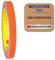 Nastro riflettente riflettente, nastro di avvertimento di sicurezza, pellicola riflettente impermeabile, auto, moto, casco, bicicletta realizzati con 3M Diamond Grade (10mm X 5meter Orange)
