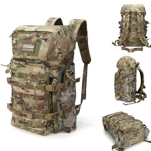 EXCELLENT ELITE SPANKER 40L Molle Wanderrucksack Herren Taktischer Rucksack | militär rucksack,taktische rucksäcke,wanderrucksäcke,alltagsrucksack,überlebensrucksack,trekkingrucksack