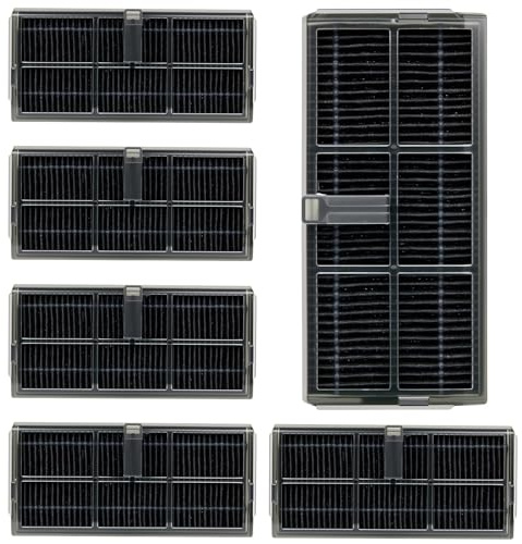 6 Stück HEPA Filter Ersatzteile Kompatibel mit Dreame X40 Ultra/L10s Pro Ultra/L10s Gen 2/L40 Ultra/X30 Ultra/Mova P50 Filter Zubehör Wiederverwendbar Accessoires für Dreame Roboter Staubsauger