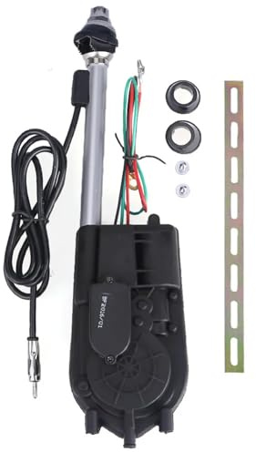 Autoantenne 12V AM FM Transmitter Antennen Elektrische Antenne Automatische Teleskop Außen Fahrzeug Zubehör Für Auto Radio Audio Universal Auto Dachantenne