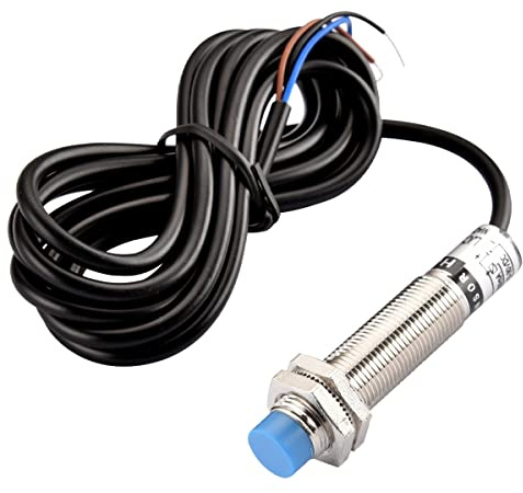 Heschen M12 Capacitive Proximity Sensor Switch, Non-Shield Type, LJC12A3-5-Z/BX, Detector 1-5mm, 10-30VDC 200mA, NPN Normally Open(NO), 3 Wires
