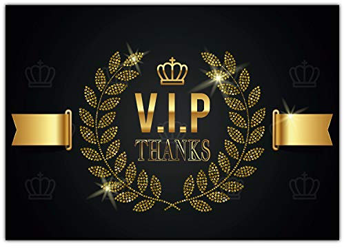 A4 XXL Dankeskarte V.I.P. THANKS - MEHRSPRACHIG mit Umschlag - Premium VIP Klappkarte für Geburtstag Hochzeit Jubiläum Danke Karte von BREITENWERK