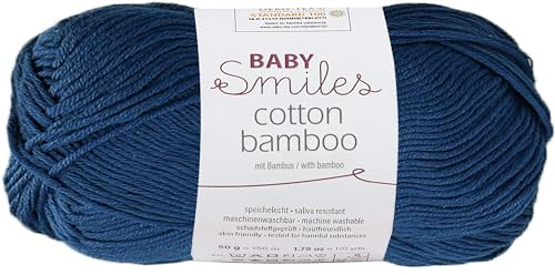 Schachenmayr Baby Smiles Cotton Bamboo 9807370-01052 jeans Handstrickgarn, Häkelgarn, Babygarn