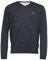 FYNCH-HATTON Pullover aus Baumwolle mit V-Ausschnitt Charcoal/S