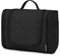 WindTook Kulturbeutel Herren Damen Kulturtasche zum aufhängen Kosmetiktasche Waschbeutel Koffer Waschtasche Reise Tasche Schminktasche Makeup für Frauen Männer Jungen(Schwarz), 25x12x21 cm