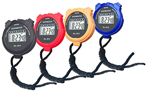Stop Watch, BESTWYA Stopwatch (Pack of 4,B)