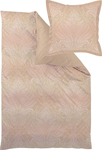 Curt Bauer Mako-Brokat-Damast Bettwäsche Reena Rose Opal