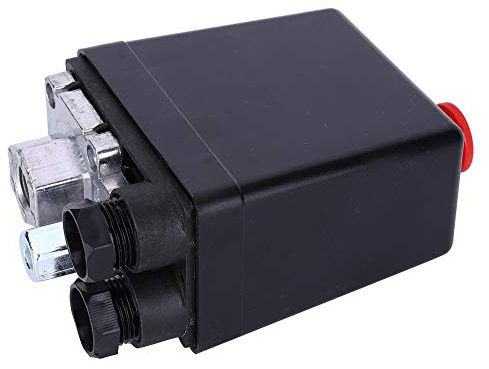ViaGasaFamido 220V Luftkompressor Druckschalter Luftdruckregler Ventilschalter Vertikal Einphasig 8KG Mechanisches Zubehör Einloch FB-30