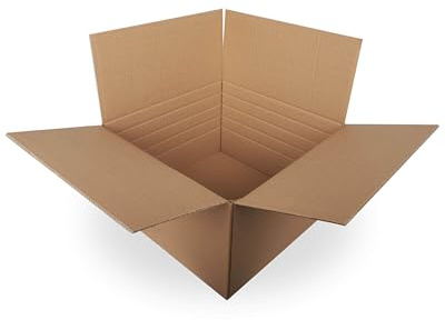 KK Verpackungen® Felgenkarton | 8 Stück, 19 53 x 53 x 31 cm, Doppelwelliger Versandkarton für eine 19 Zoll Felge mit variabler Kartonhöhe | Zweiwellige Versandverpackung für Felgen