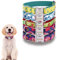 JH Personalised Dog Collar with Name Plate, Adjustable Tough Nylon Customize Engraved ID Collar with Metal Buckle, Options to Matching Style Leash and Bowtie(XS, S, M, L, XL) (Graffiti Style)