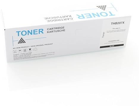 ABC Kompatibler Toner für HP 207X W2210X Schwarz für HP Color Laserjet Pro M255 M255dw MFP M282 M282nw M283 M283cdw M283fdw
