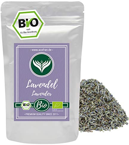 Azafran Bio Lavendel - Ganze Lavendelblüten getrocknet auch für Tee 250g