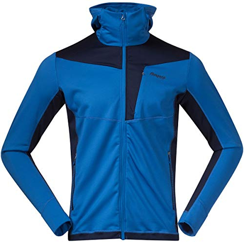 Bergans Herren Skaland Hood Jacke, Strong Blue-Navy Blue, S
