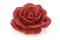 CERERIA PARMA Candela Rosa Tea Grande Candela Decorativa Cera Rosso Ø18 H10 cm