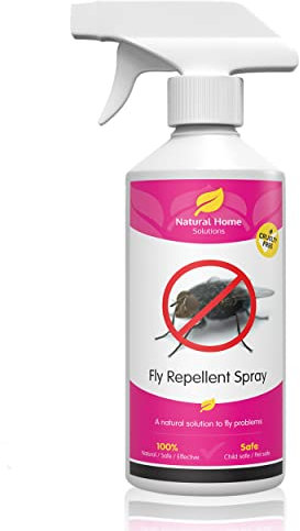 Eco Fly Insect Repellent Spray Stop Flies Coming In House Repel Mosquitos Housefly Horsefly Fruit Fly Insects Bugs Citronella Peppermint Lemongrass 1L