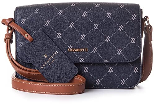 Lazarotti Palermo Umhängetasche Damen | verstellbarer Schultergurt | mittelgroße Crossbody Bag | Schultertasche 25 cm