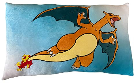 Nemesis Now Pokémon Glurak-Kissen, 60 cm, Blau