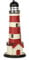 Moritz Blech-Deko Spardose Leuchtturm rot weiß Blechdekoration Blechmodell Modellauto Retro Sammlerstück Vintage Deko Nostalgie Antik Style