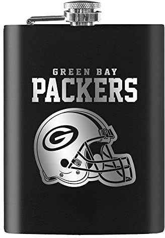 Green Bay Packers NFL Flachmann Flask Edelstahlflasche 235 ml