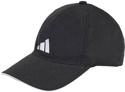 adidas Aeroready Training Running Baseball Cap Gorra de béisbol, Black/White/White, XXS Unisex Adulto