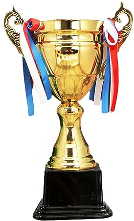Award Trophy Winning Trophy Rewards Winning Prizes Trophy Cup Award for Competition Classroom Football Soccer Baseball Match Party Decor, 43cm