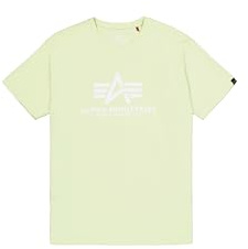 Alpha Industries Basic T-Shirt para Hombre Arctic Lime L