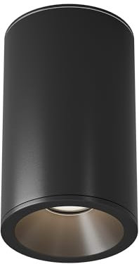 MAYTONI DECORATIVE LIGHTING Deckenleuchte Spot Spot Zoom schwarz Aluminium 1 flammig (nicht im Lieferumfang enthalten) GU10 für Wohnzimmer, Küche, Schlafzimmer, Esszimmer, Büro
