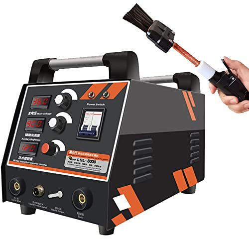Generic Máquina de limpieza de soldadura de acero inoxidable de 3600 W, inyección automática, pulido electrolítico, soldadura de arco de argón para soldador de puntos, Tig, Mig, procesador de cuentas