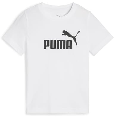 PUMA ESS No. 1 Logo Tee PS, T-Shirts Garçon, PUMA White, 104