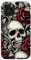 iPhone 11 Pro Skulls and Roses Gothic Floral Case