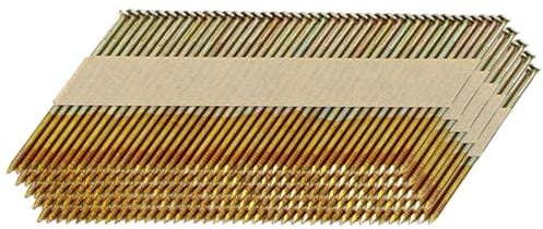 34-Degree 75mm Paper Strip Textured Nails, 1200 Count