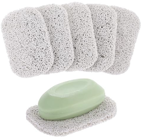 5 Stück Seifenhalter Soap Holder Wiederverwendbar Seifenhebepads für Seifenschale, Seifen Halter, Effizienter Seifenhalter Seifenhalter Dusche für die Dusche Küche, Mehrfach Gewebt