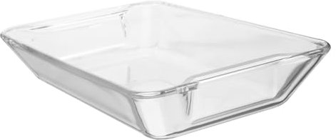 Ciieeo Bandeja De Pescado A La Parrilla De Vidrio Templado Plato De Aperitivos Plato Para Servir Bandeja Para Servir Pescado Plato Humeante Bandeja Vapor Placa De Almacenamiento