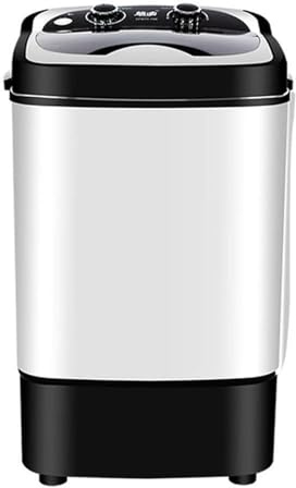 MGHRUE Lavadora Portátil 2 En 1, Lavadora Y Secadora Centrífuga para Campamentos, Residencias Universitarias, Apartamentos, Habitaciones Universitarias, Lavadora Portátil Compacta De 2 Kg,Negro