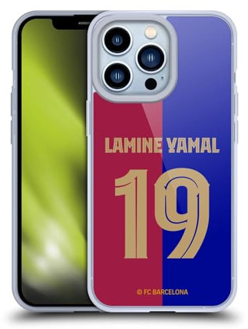 Head Case Designs Offizielle FC Barcelona Lamine Yamal 2024/25 Spieler Home Kit Gelhülle [Militärischer Schutzgrad] Kompatibel Mit Apple iPhone 13 Pro Und Kompatibel Mit MagSafe