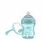 Chicco Vaso de Transición, Vaso antigoteo para bebé de 200 ml, con boquilla ergonómica de silicona, doble válvula antigoteo y 0% BPA, 4M+, Azul