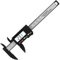 Calibrador digital, 100 mm, calibrador deslizante clásico con pantalla LCD grande, pequeño vernier digital para medidas exteriores, interiores y de profundidad, color negro