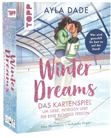 Winter Dreams – Das romantische Kartenspiel um die eine richtige Person. Wer wird gesucht? Du hast es auf der Hand! Schnell gespielt, immer überraschend. Mit exklusiven Texten von Ayla Dade