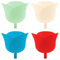 Lot de 4 entonnoirs en silicone en forme de rose pour verser en douceur