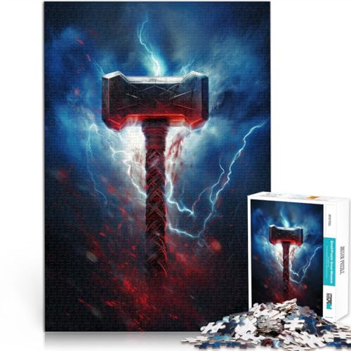 Jigsaw Puzzles for teenagers 1000 Piece Hammer Of The Gods Educational Family Game 26x38cm Home Decoration for and Age 14