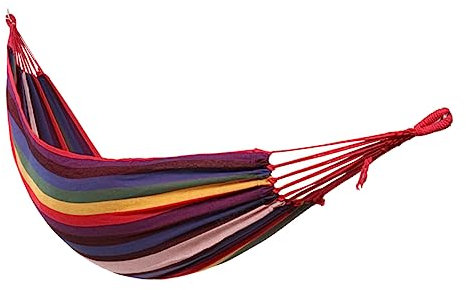 TOYANDONA 1Pieza Hamaca de Lona Colgante para Jardín Camping y Aire y Resistente para Relajación y