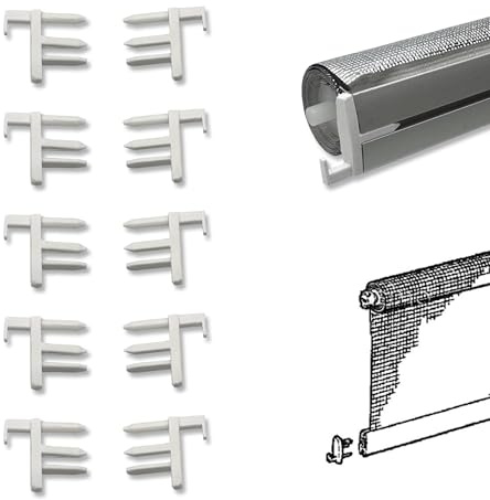 R-Satz Shop 10 Endstücke (5 Paar) Ersatz passend für Dometic Rastrollo 2000 Wohnwagen – Ersatzteile kompatibel mit SP042019Z – Links & Rechts – Wohnmobil & Caravan Zubehör