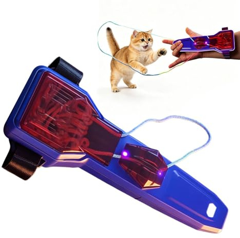 Web Slinger - Glow Electric String Launcher Toy, String Rope Launcher Toy, Automatic Web Shooter Outdoor Game Device Rechargeable Action Play Fun For Kids, Boys Girls, Garden, Backyard, Park Or Beach