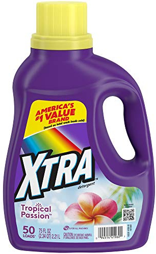 Xtra Liquid Laundry Detergent, Tropical Passion, 75oz