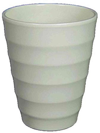 innaGLAS INNA-Glas Pot à orchidée, céramique, crème, 17cm, Ø14cm - Pot Fleurs/Pot céramique