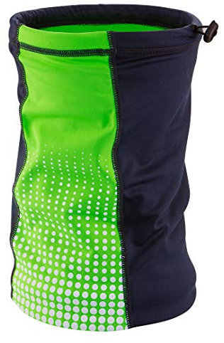 NEO Herren Halswärmer, außen 92% Polyester und 8% Elasthan, Innen-Fleece 100% Polyester Schlaufenschal in Einheitsgröße, lichtreflektierend, mit einem Kontraststreifen, wärmend